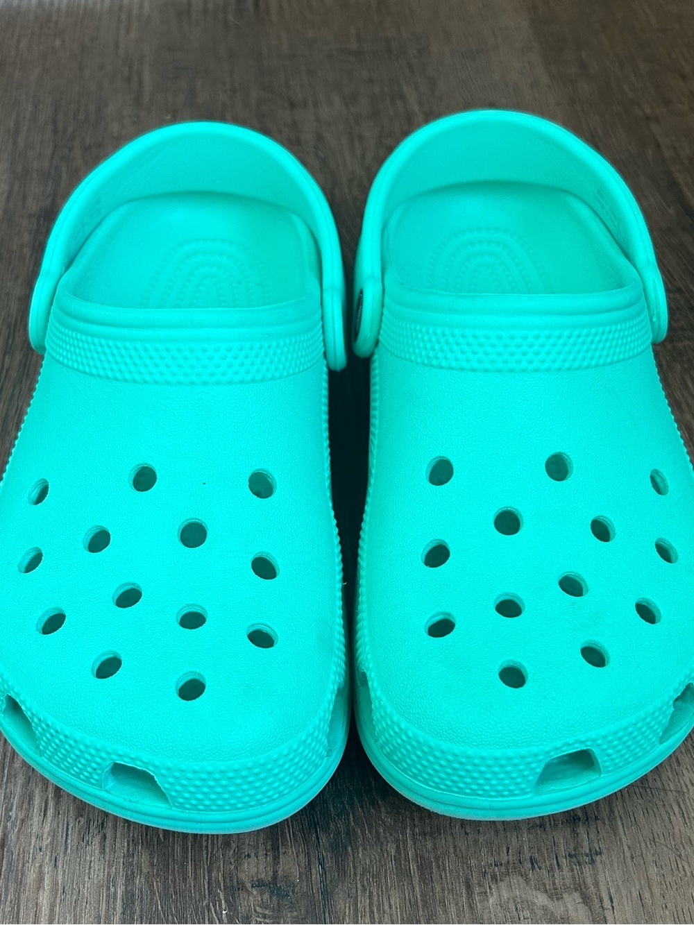 Crocs Classic Clogs Aqua Turquoise Slip On Shoes